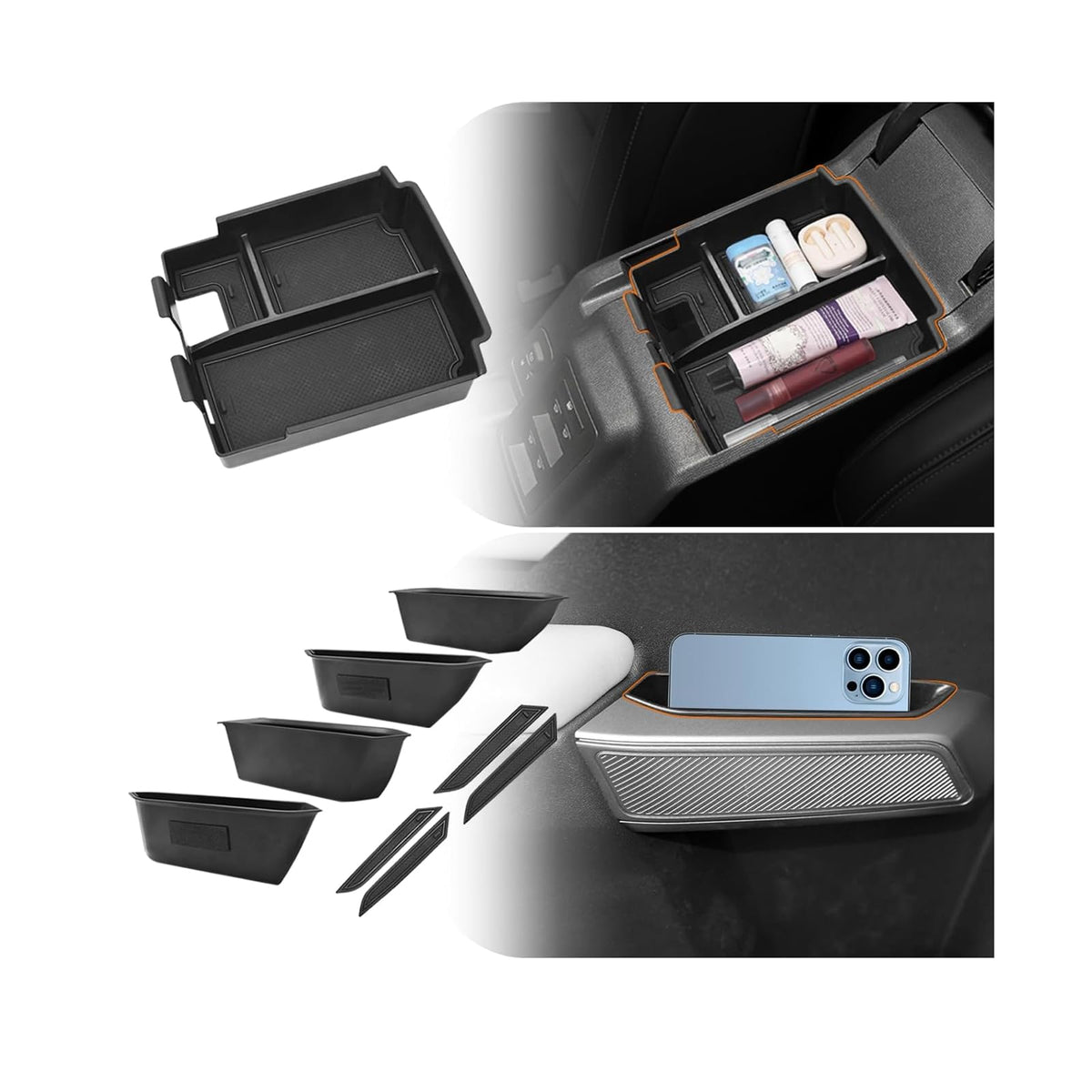 GZSH trunk organizer front view showing extra storage and tidy cargo
