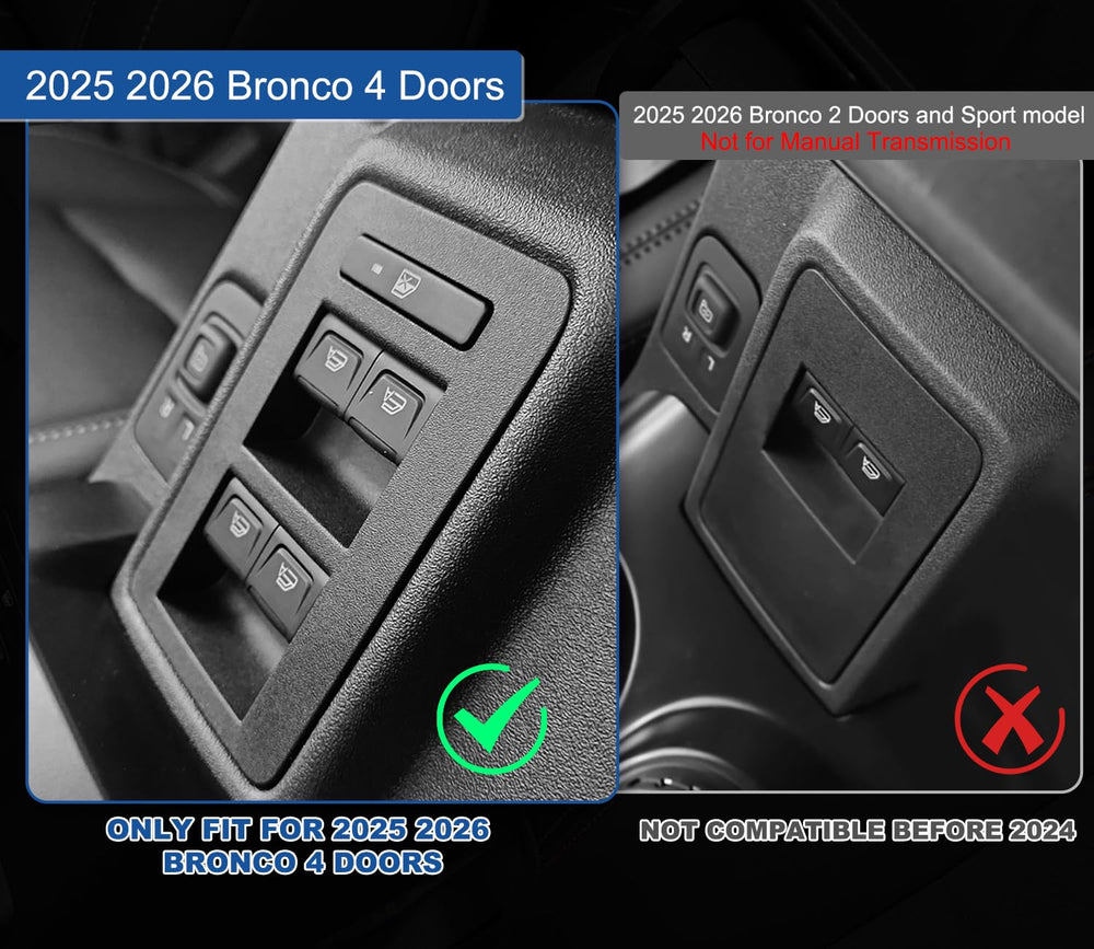 GZSH trunk organizer installed in Bronco trunk providing secure storage