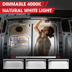 GZV mounted in trailer ceiling demonstrating improved interior visibility