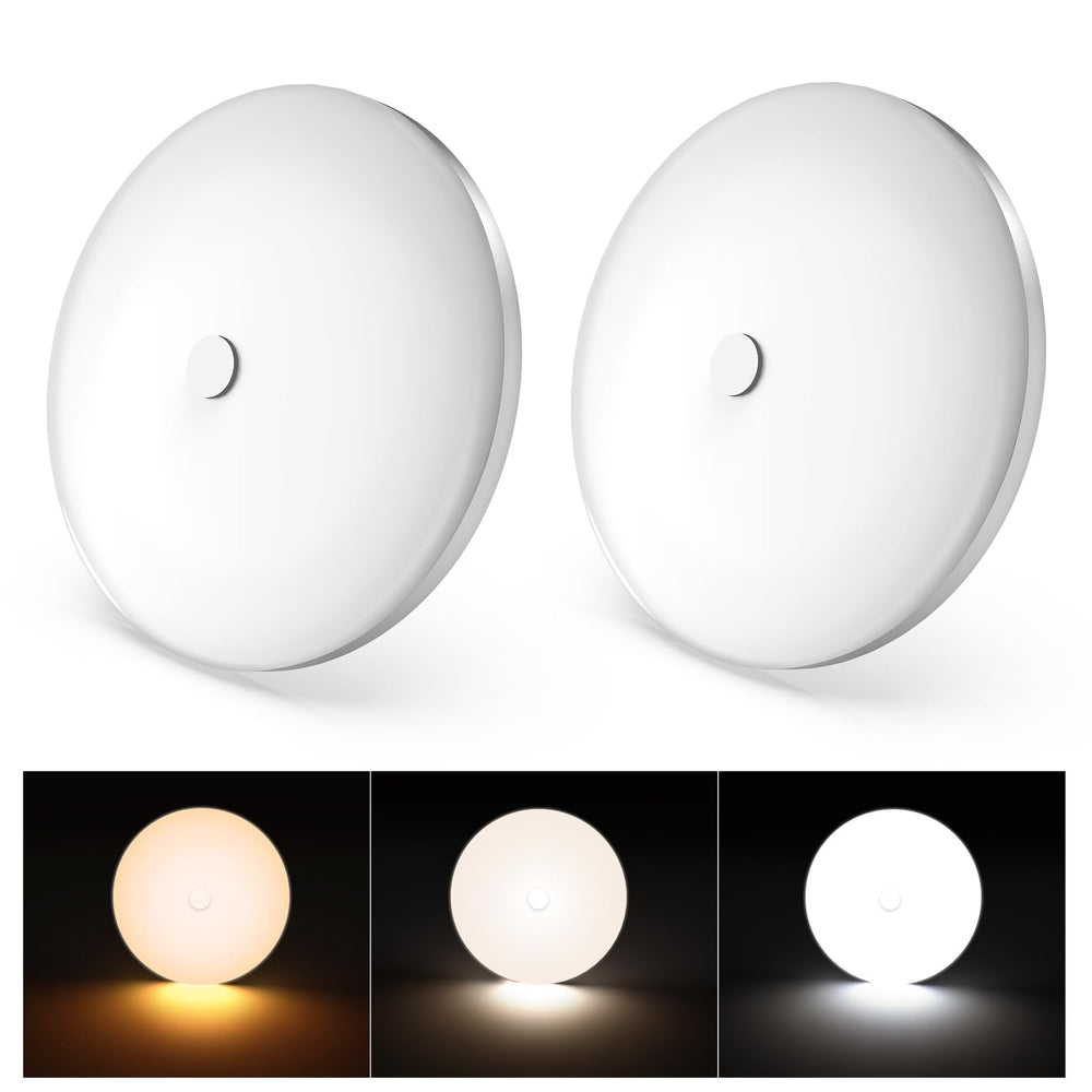 GZV front view of 4.5" RV ceiling puck light showing sleek profile and neat fit