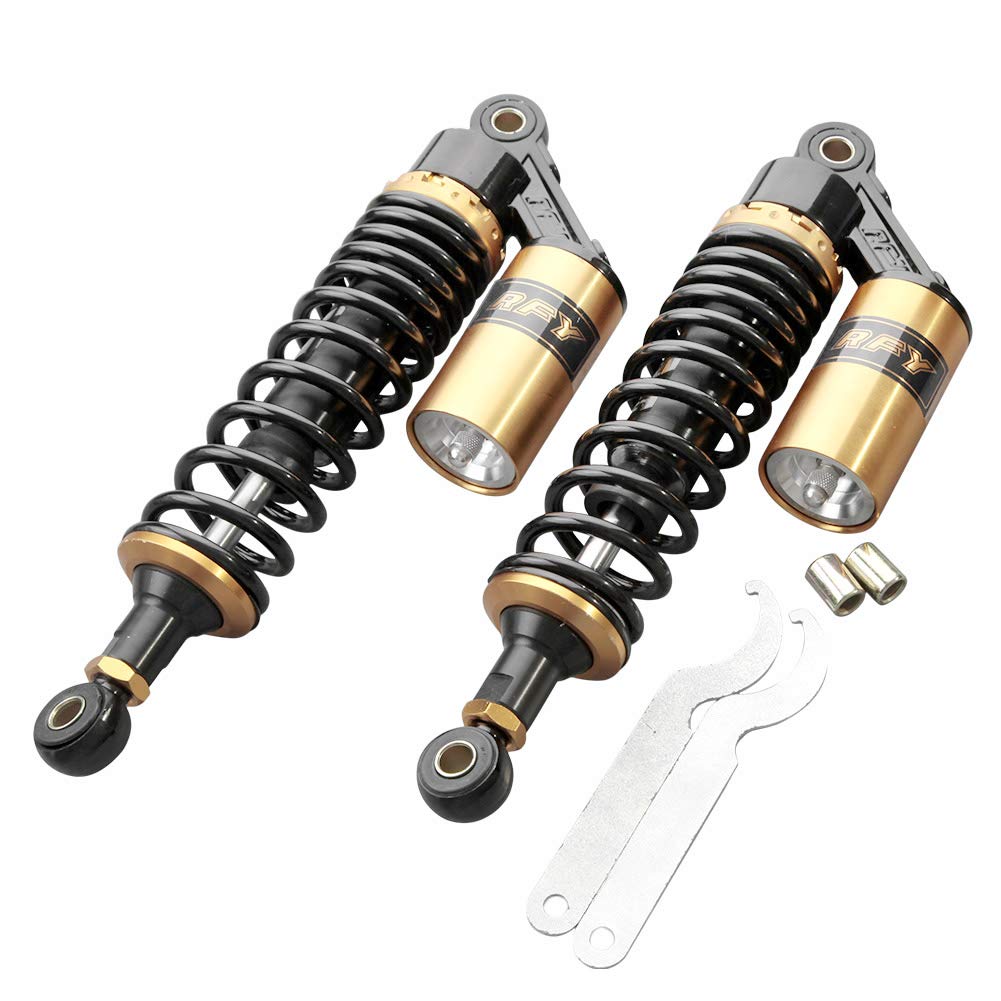 GZYF rear shock front view showing durable construction and improved stability