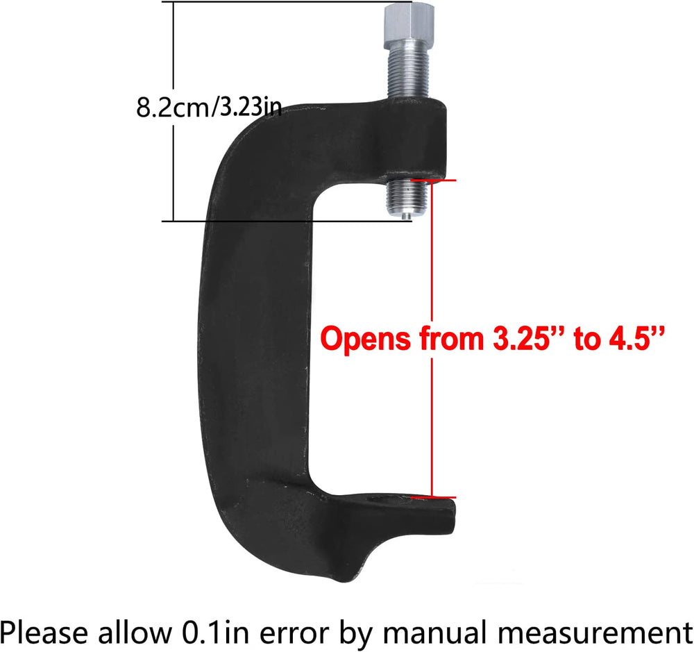 GZZTORES prop puller jaw close-up displaying adjustable opening and secure grip benefit
