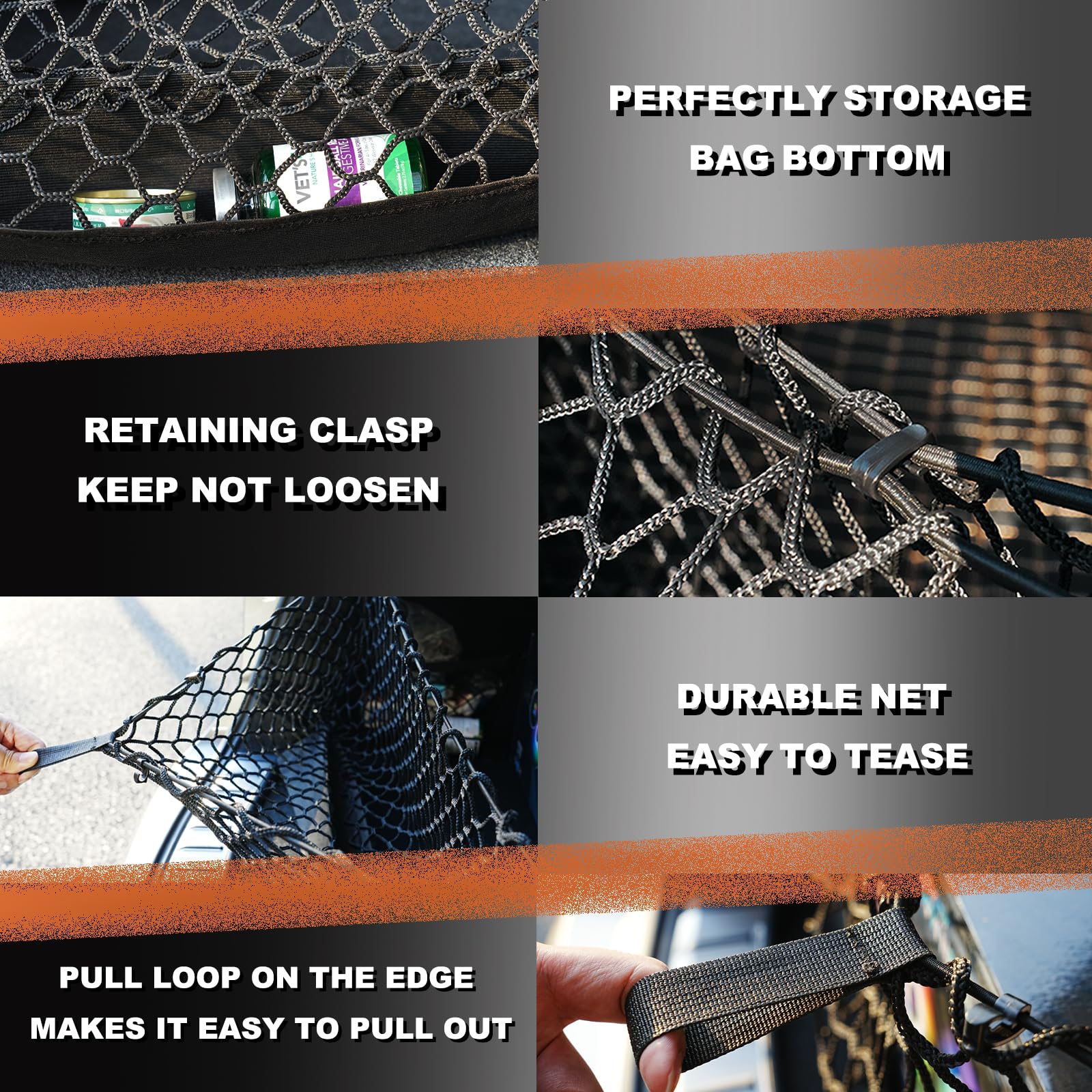 Hacyikee attachment hooks and hardware detail for easy installation benefit