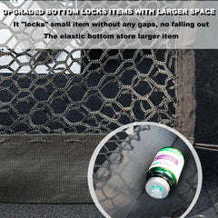Hacyikee detail of elastic double-layer mesh demonstrating stretch durability