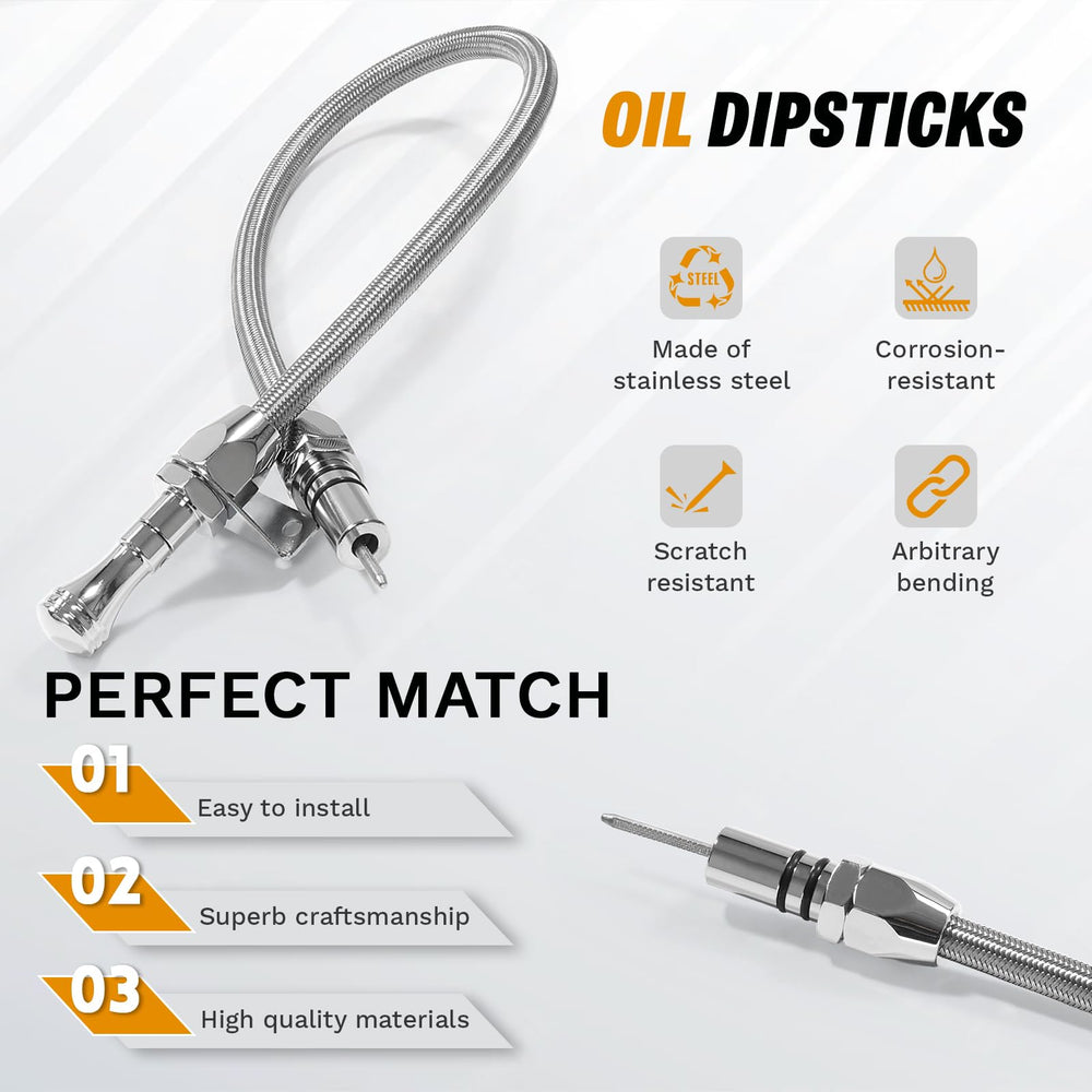 HAHAHA dipstick cap and thread closeup showing reliable sealing benefit
