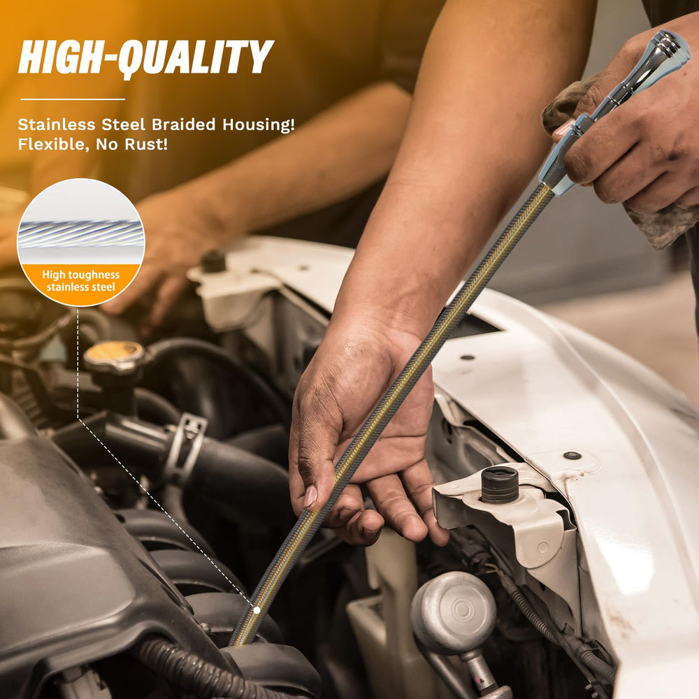 HAHAHA installed in engine bay wide shot proving improved accessibility benefit