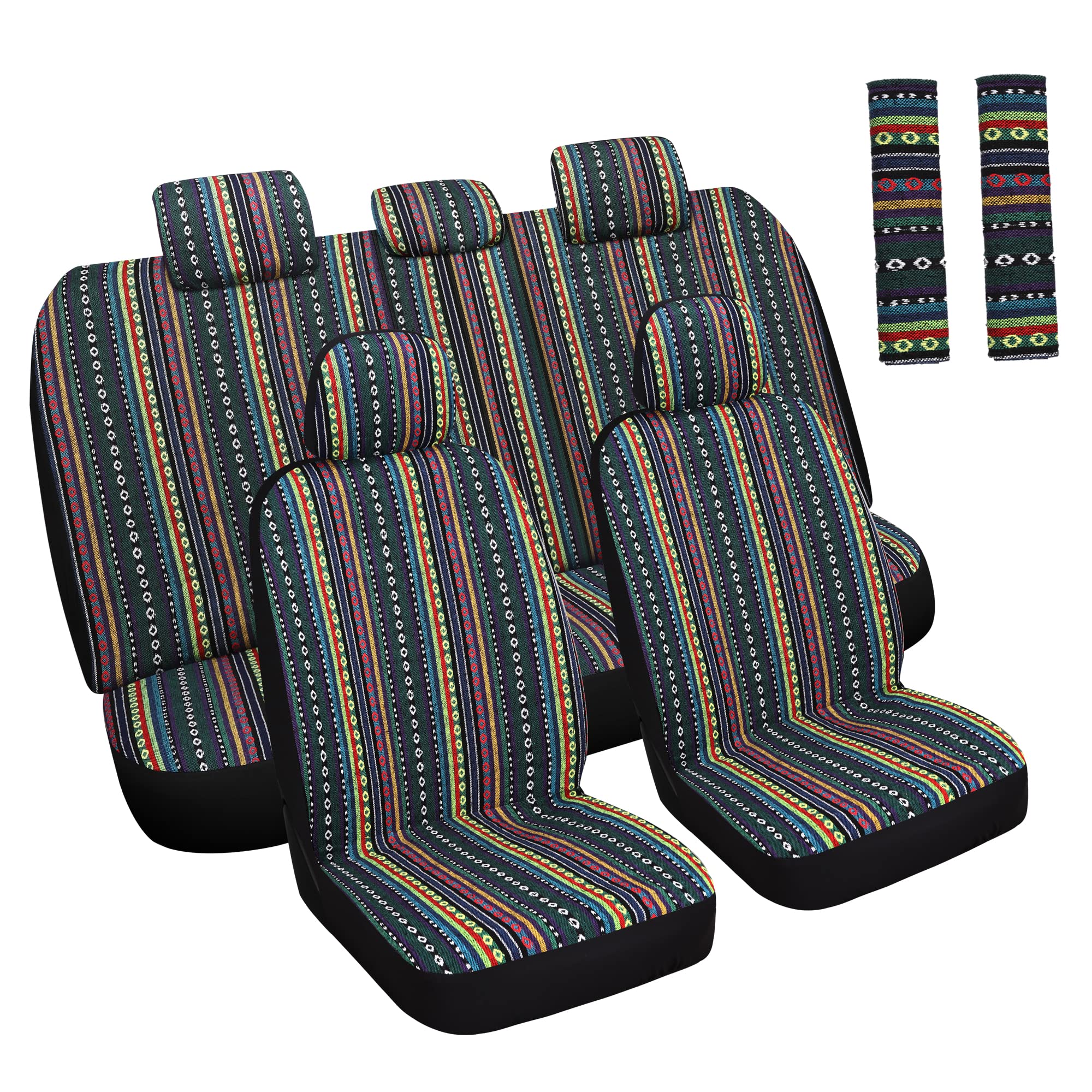 HAIYAOTIMES front seat cover installed showing protection and style