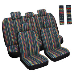 HAIYAOTIMES front seat cover installed showing protection and style