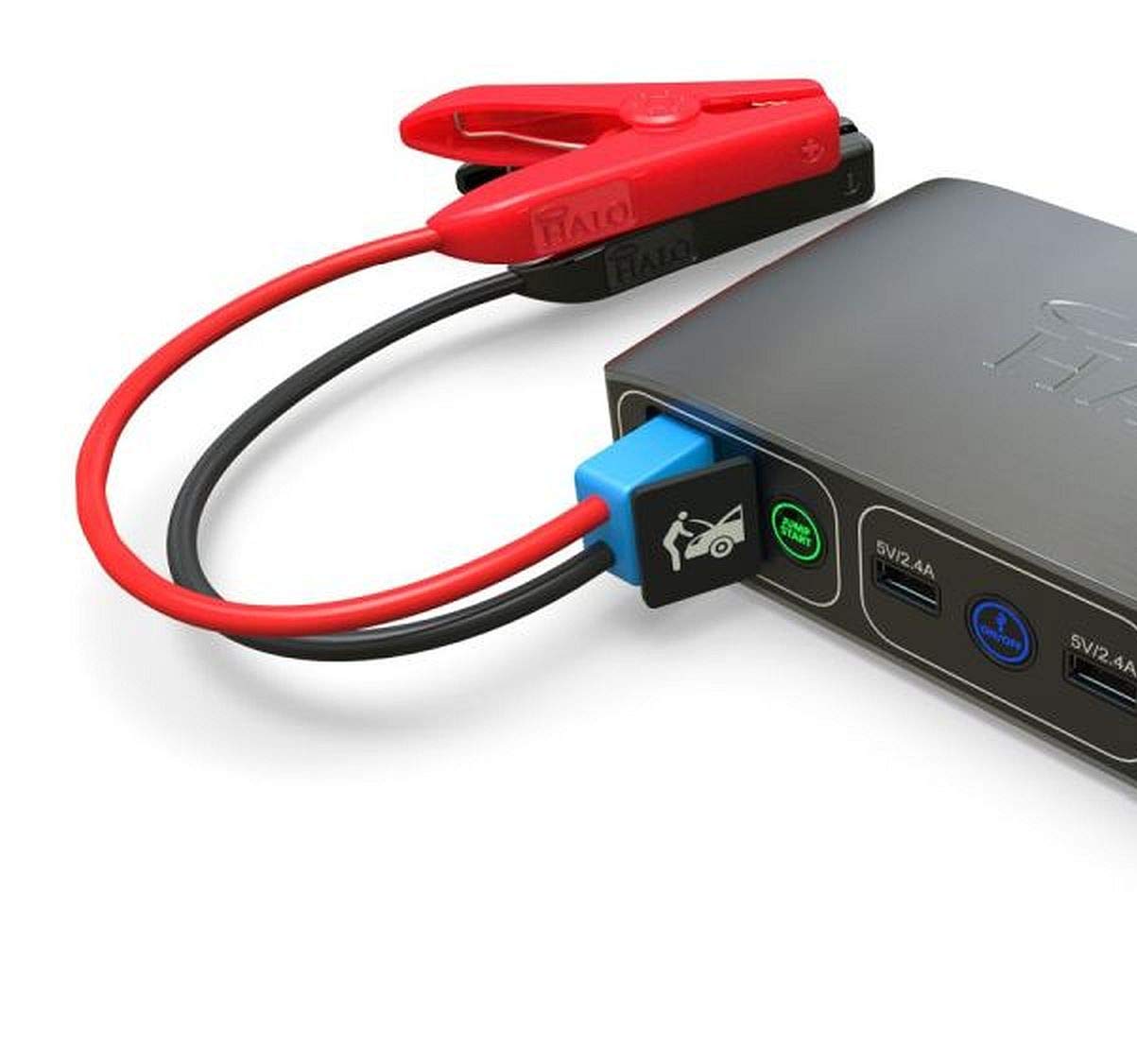 HALO bolt kit lifestyle in car trunk illustrating portability and quick roadside access