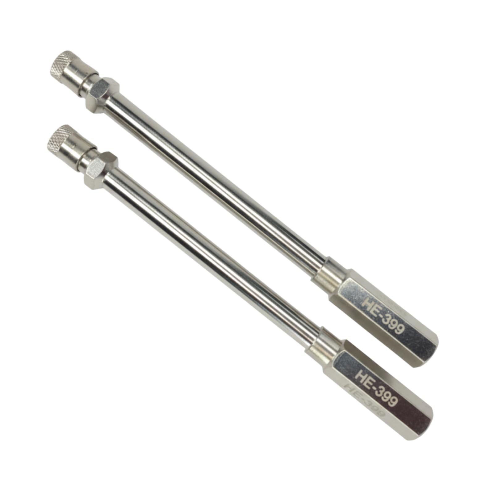 Haltec beside ruler illustrating 4.25 inch reach for deep rims