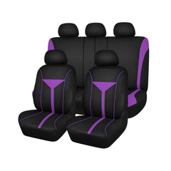 HAMOJUF front seat cover purple showing full protection and upgraded look