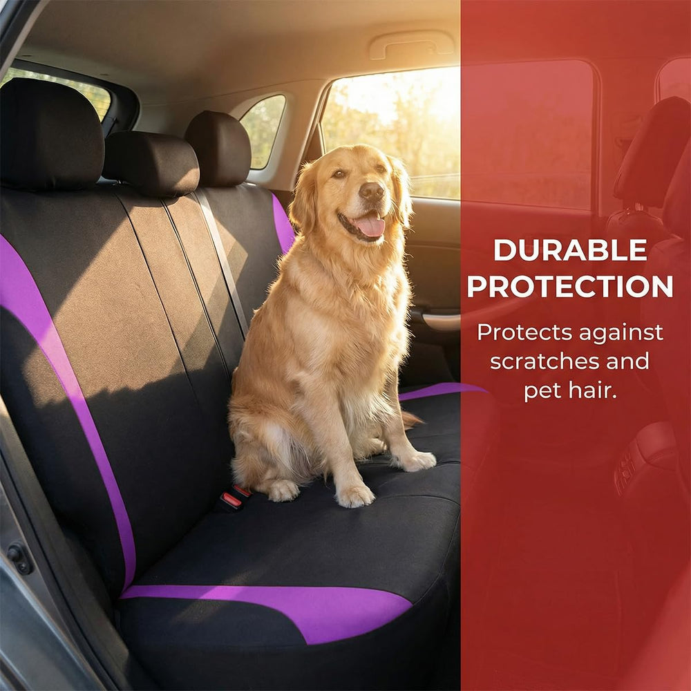 HAMOJUF headrest covers displayed to protect headrests and hide wear