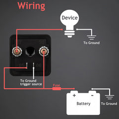 Hamolar relay installed under a vehicle hood demonstrating secure fit and dependable power control