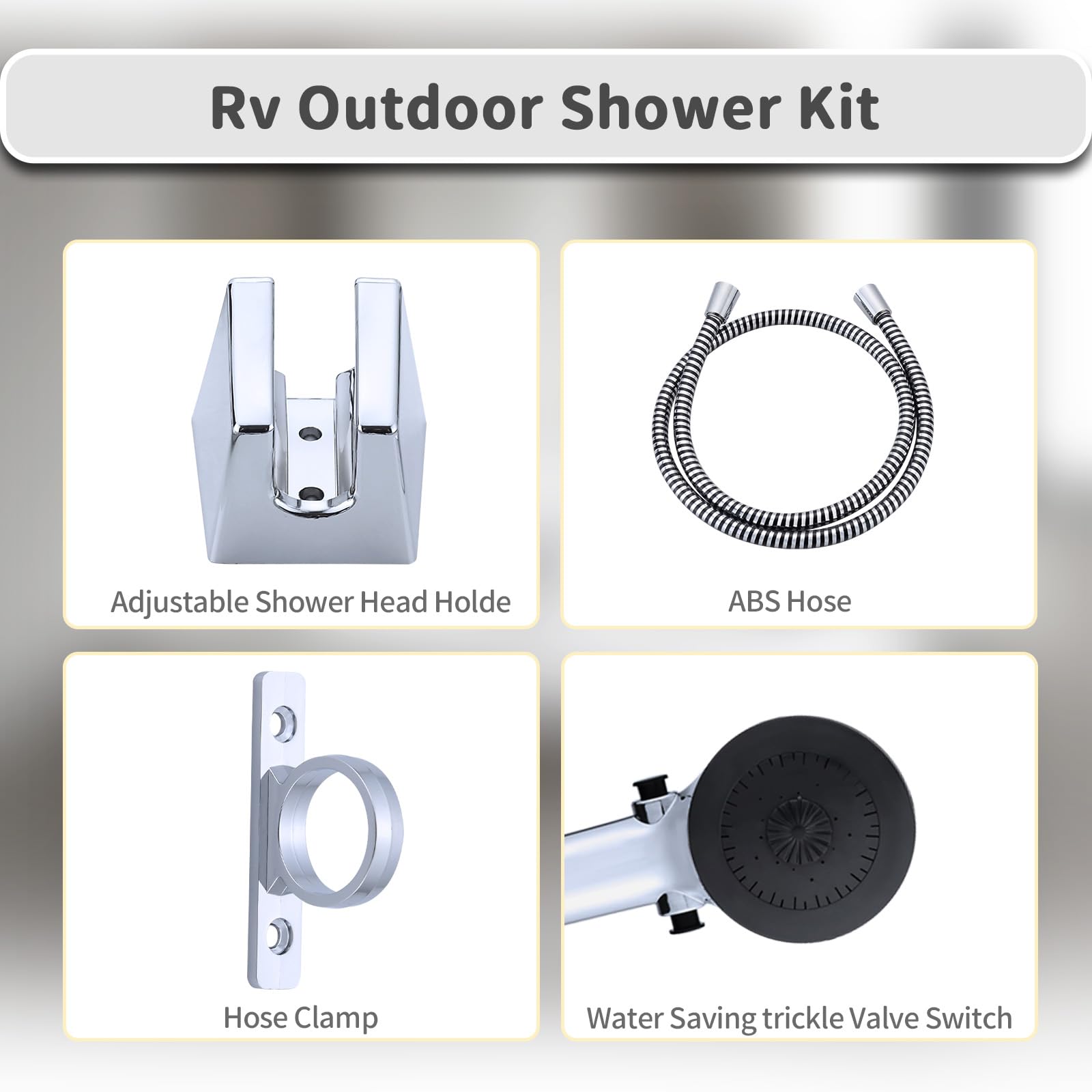 hansengroe handheld showerhead showcasing spray face and ergonomic grip for versatile rinsing