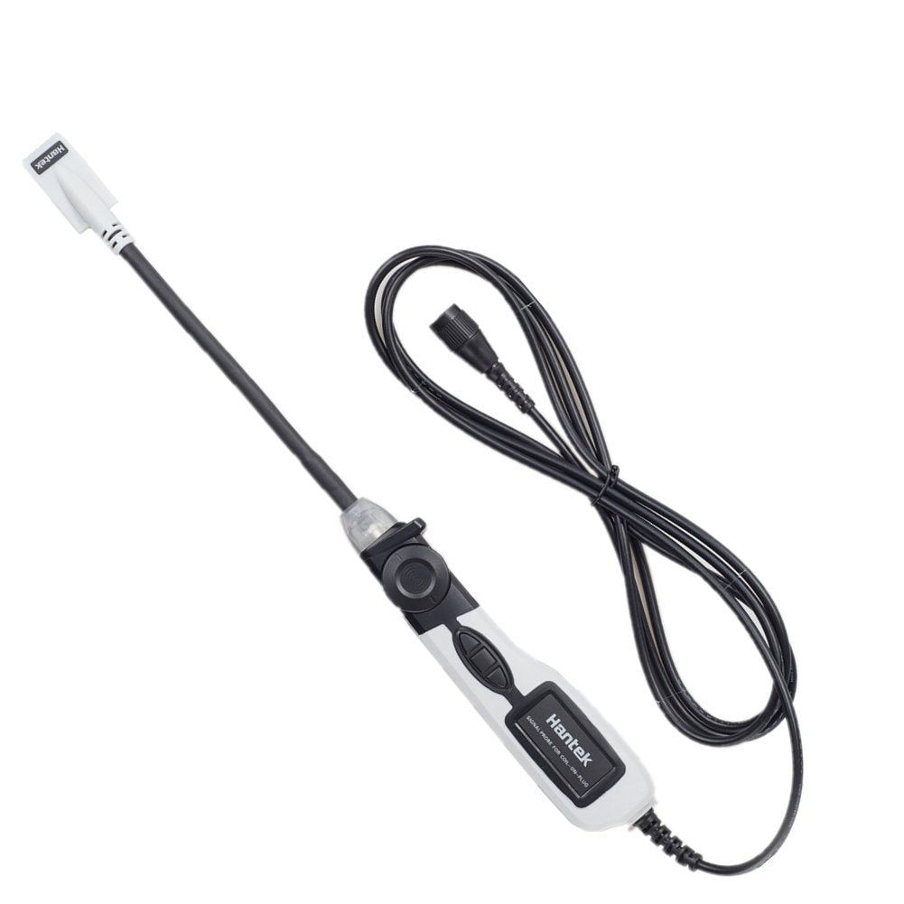 Hantek HT25COP front view showing clip and LED for fast connection