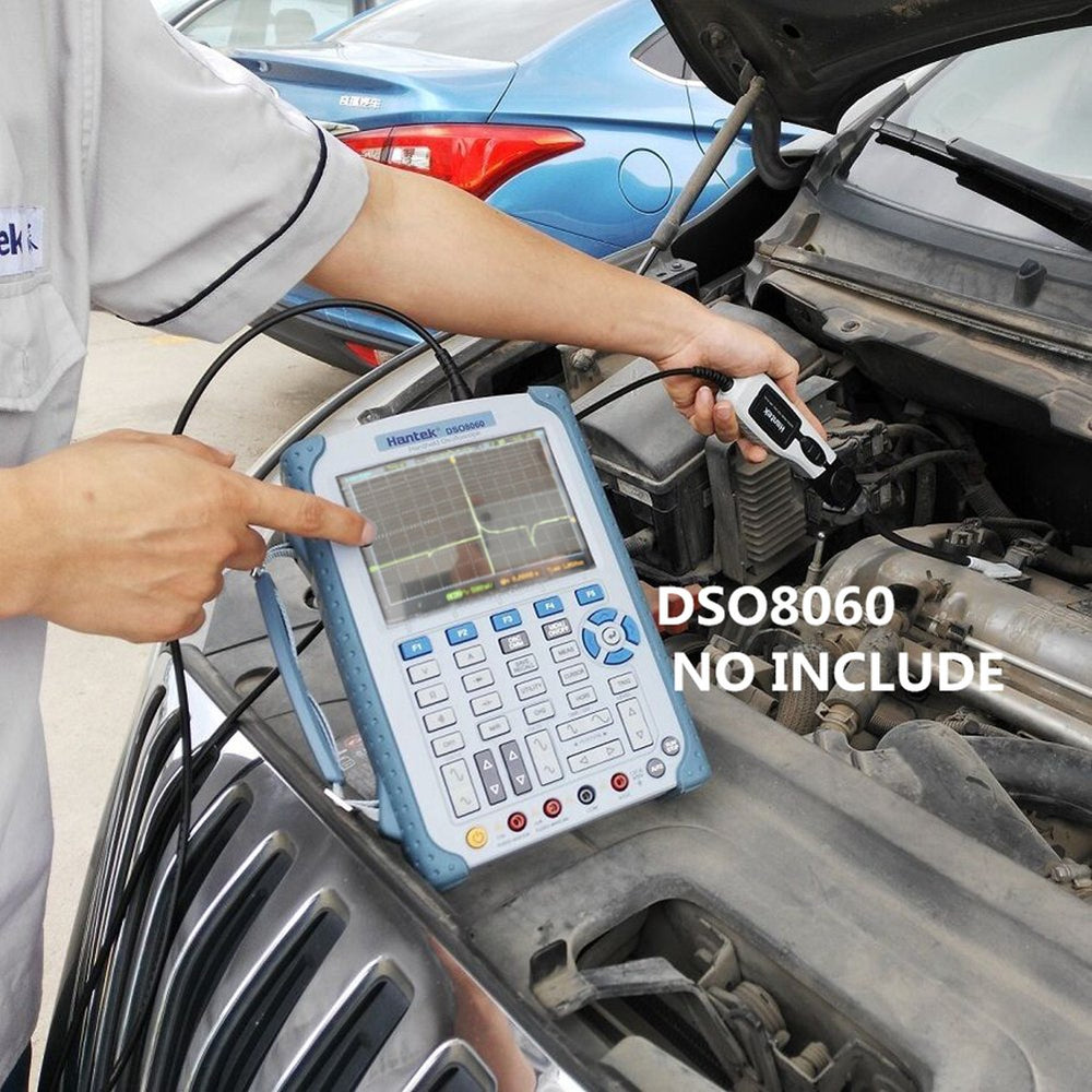 Hantek HT25COP attached to ignition coil capturing waveform accurately