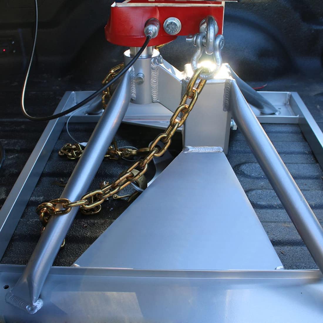 HAOIOPM chain length comparison with ruler showing 35.5 inch measurement for proper reach