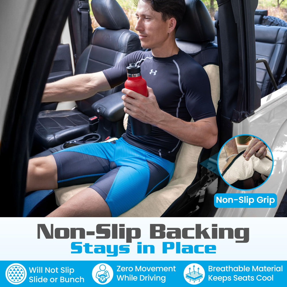 HAPPEGEAR installed in SUV front seat demonstrating quick protection