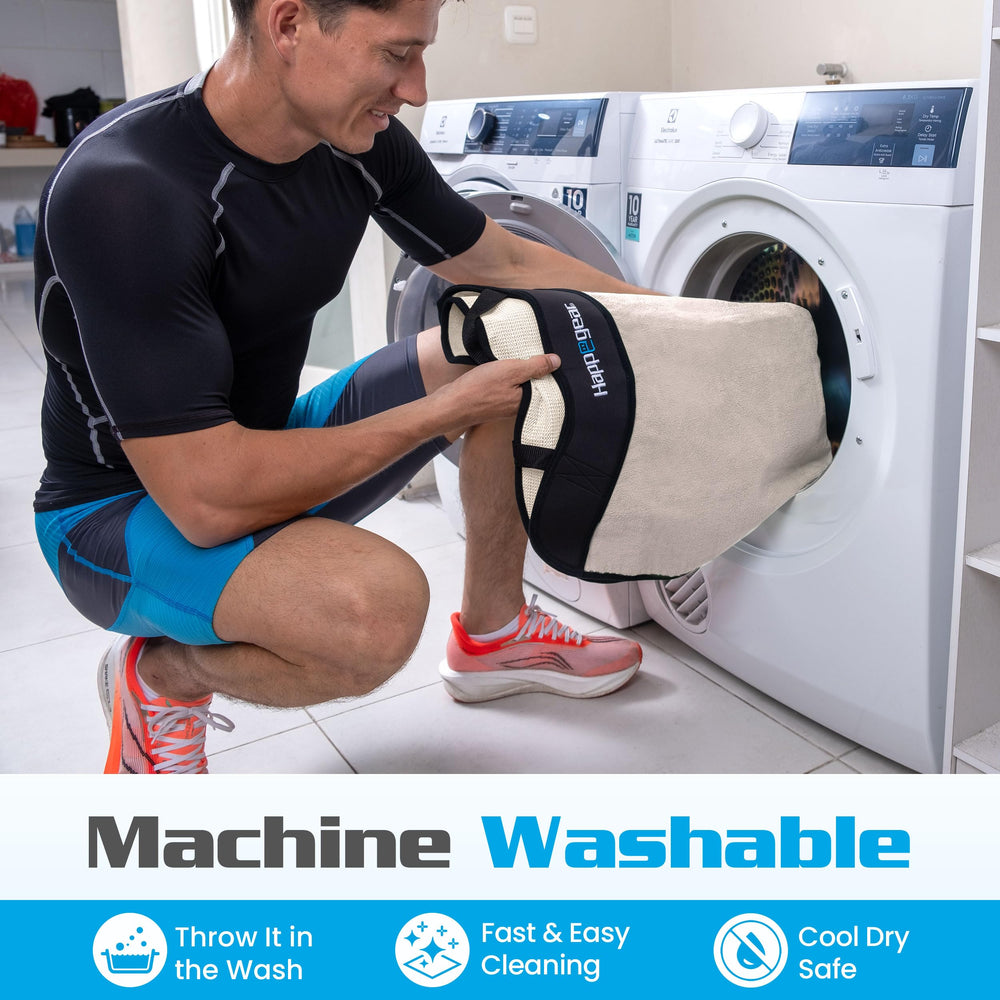 HAPPEGEAR in use with pet and child showing mess-resistant benefit