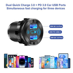 Hapytrip aluminum charger close-up highlighting metal finish and improved heat dissipation