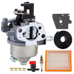 Harbot carburetor front view showing mounting flange and ports, improves fit accuracy