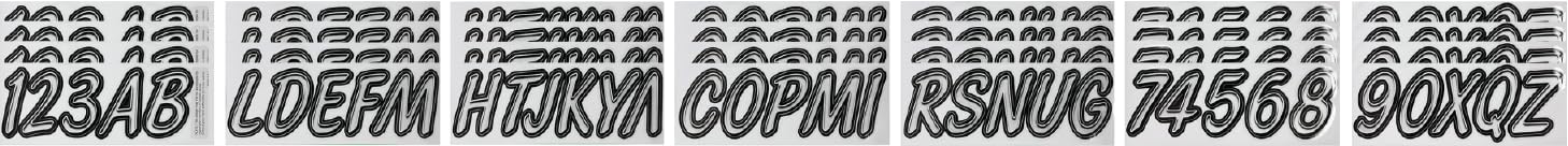 Hardline Products decal edge close-up showing strong super-stick adhesive bond
