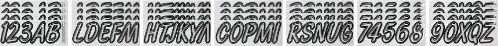 Hardline Products decal edge close-up showing strong super-stick adhesive bond