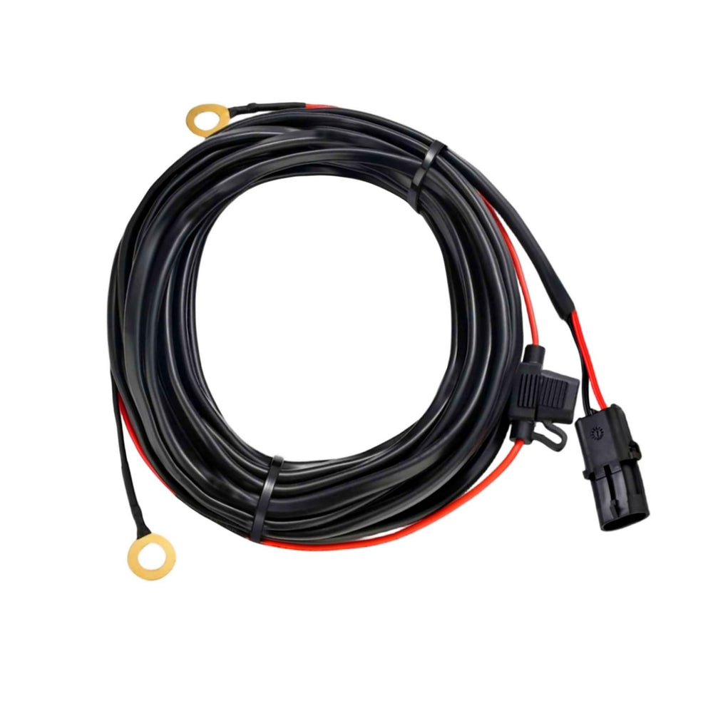 Generic Harmar front connector showing secure plug and easy hookup benefit