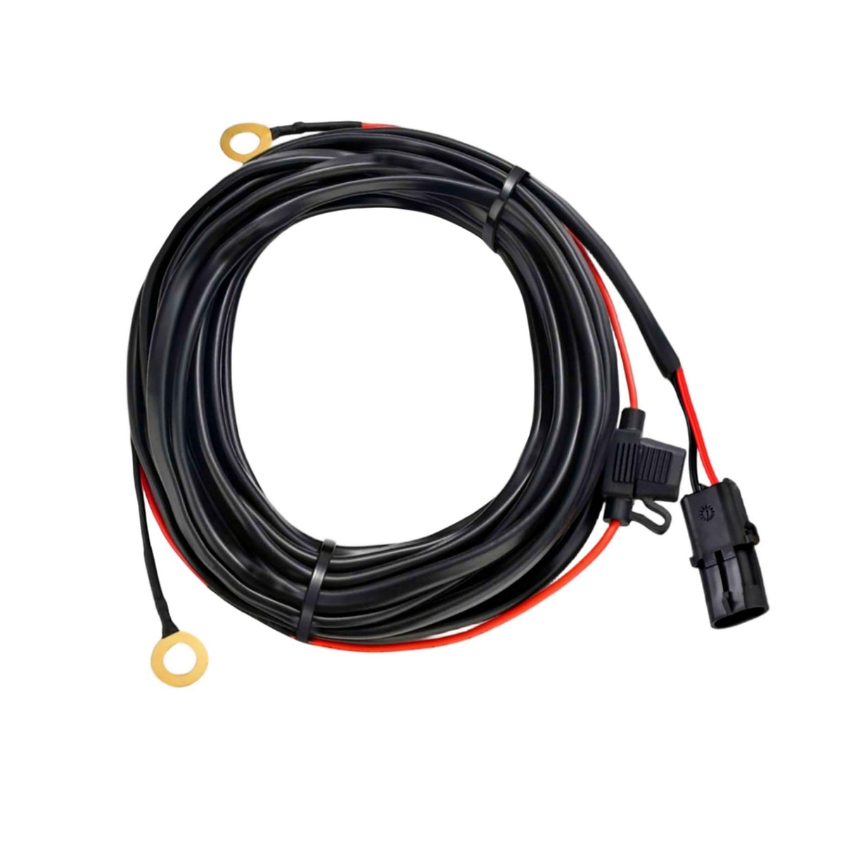 Generic Harmar front connector showing secure plug and easy hookup benefit