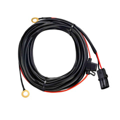 Generic Harmar front connector showing secure plug and easy hookup benefit