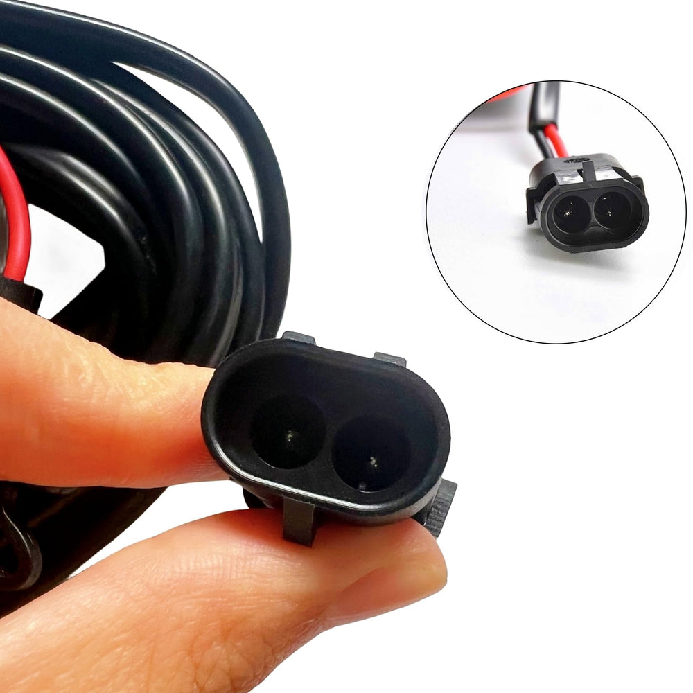 Generic Harmar full 22-foot harness coiled neatly for space-saving storage benefit