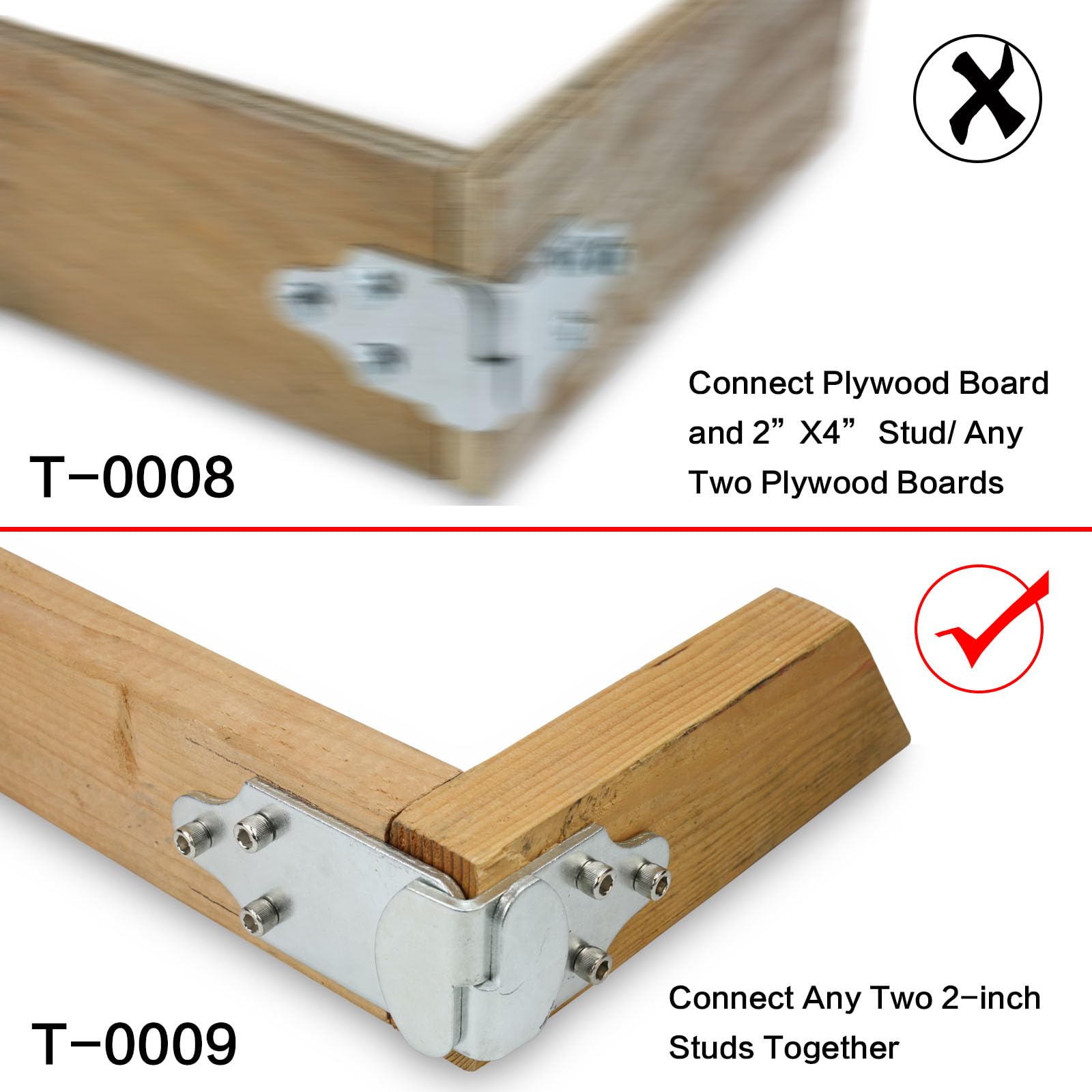 Harvards Chrome side profile illustrating 4x2.5 inch bracket dimensions