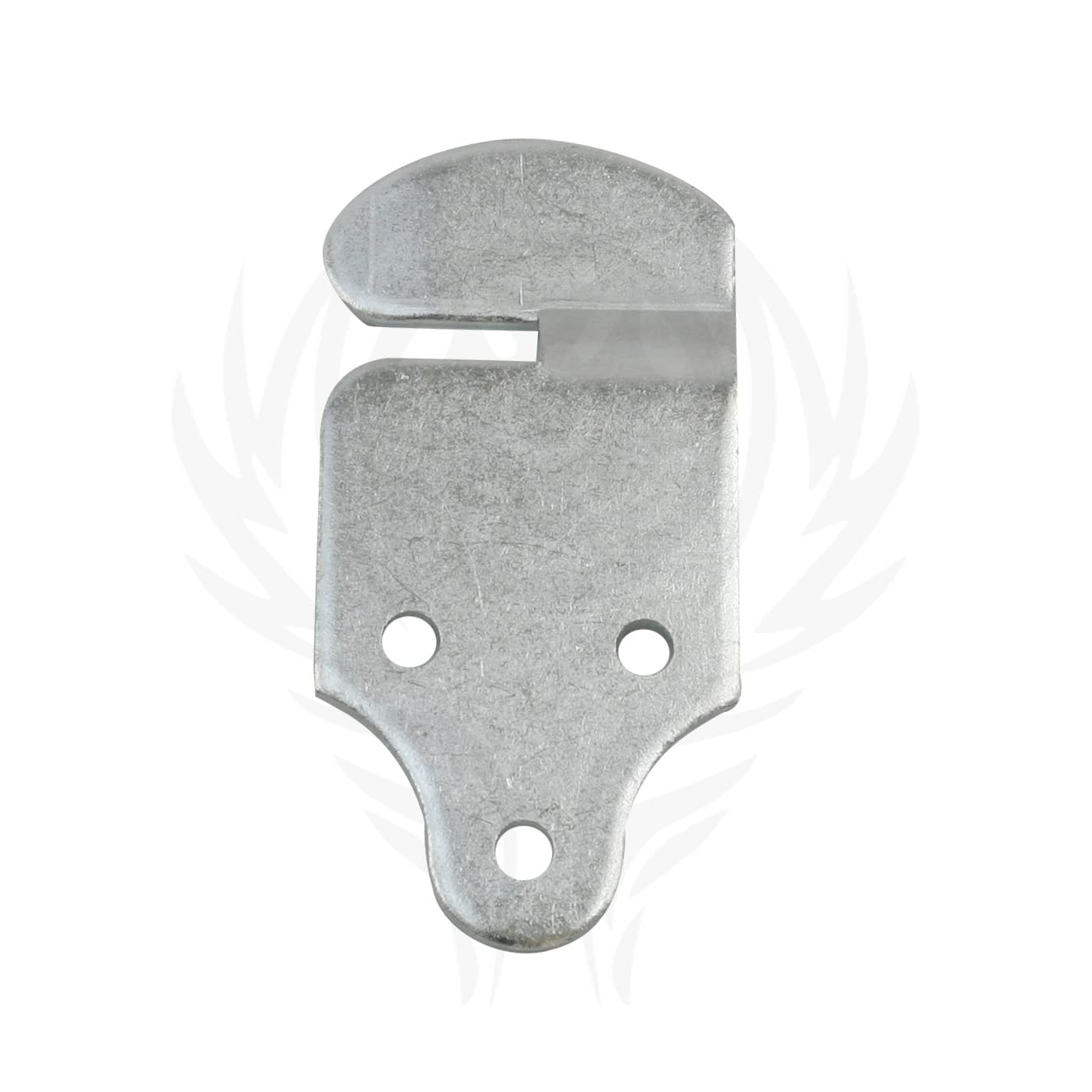 Harvards Chrome bracket beside ruler showing dimensions for correct fit and ease of planning