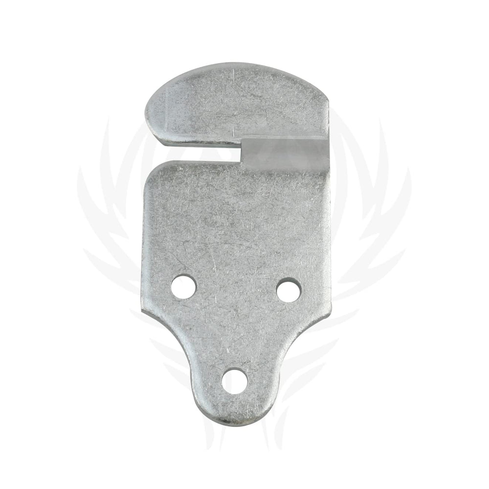 Harvards Chrome bracket beside ruler showing dimensions for correct fit and ease of planning