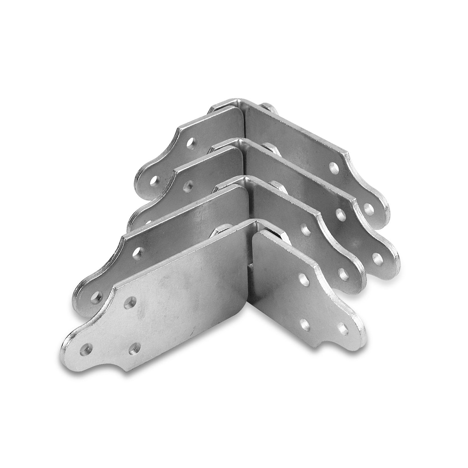 Harvards Chrome bracket next to ruler showing scale for accurate fit