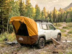 HASIKA tent packed in compact bag for lightweight transport and quick storage