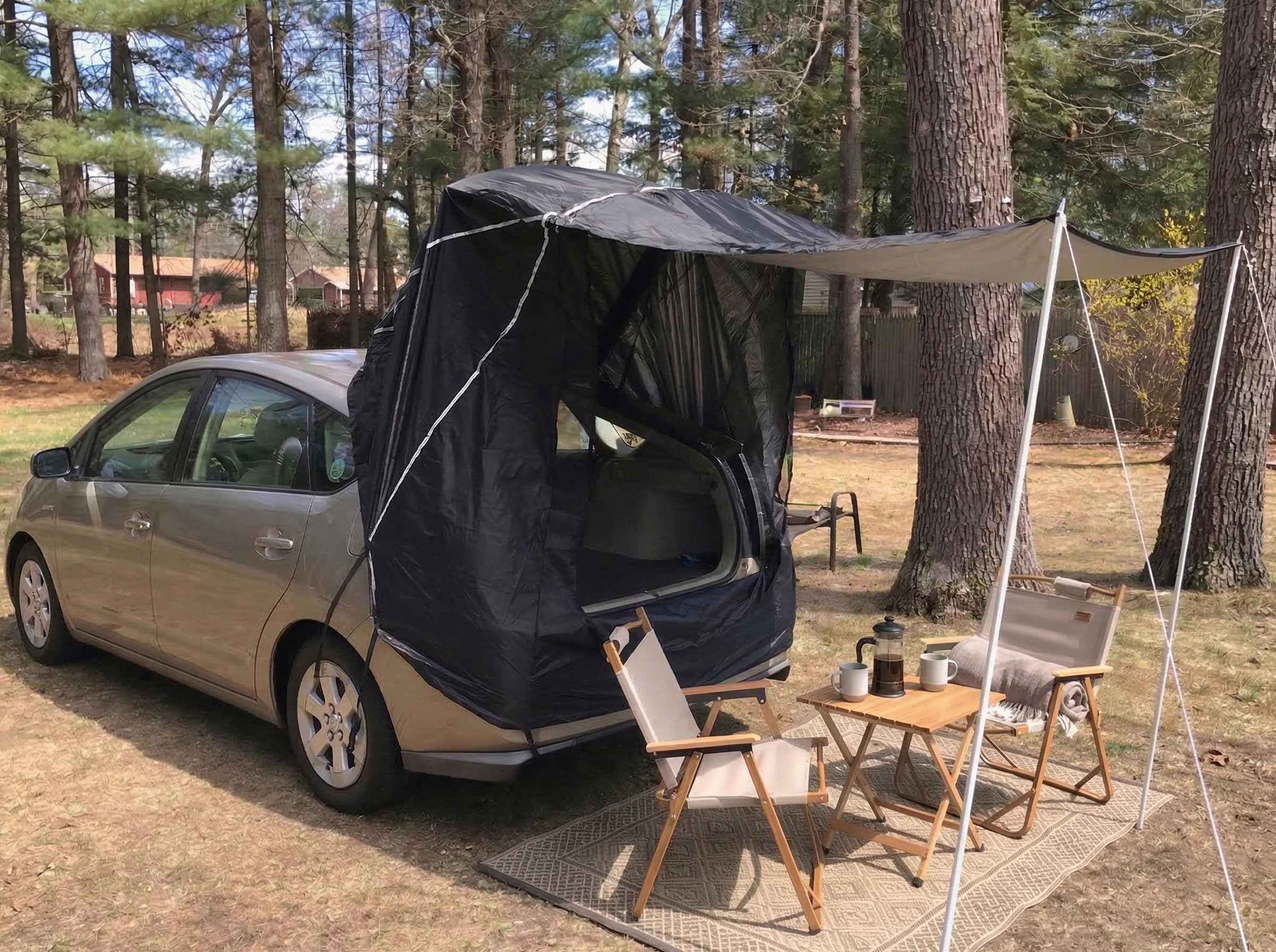 HASIKA interior with two people inside showing comfortable sheltered space