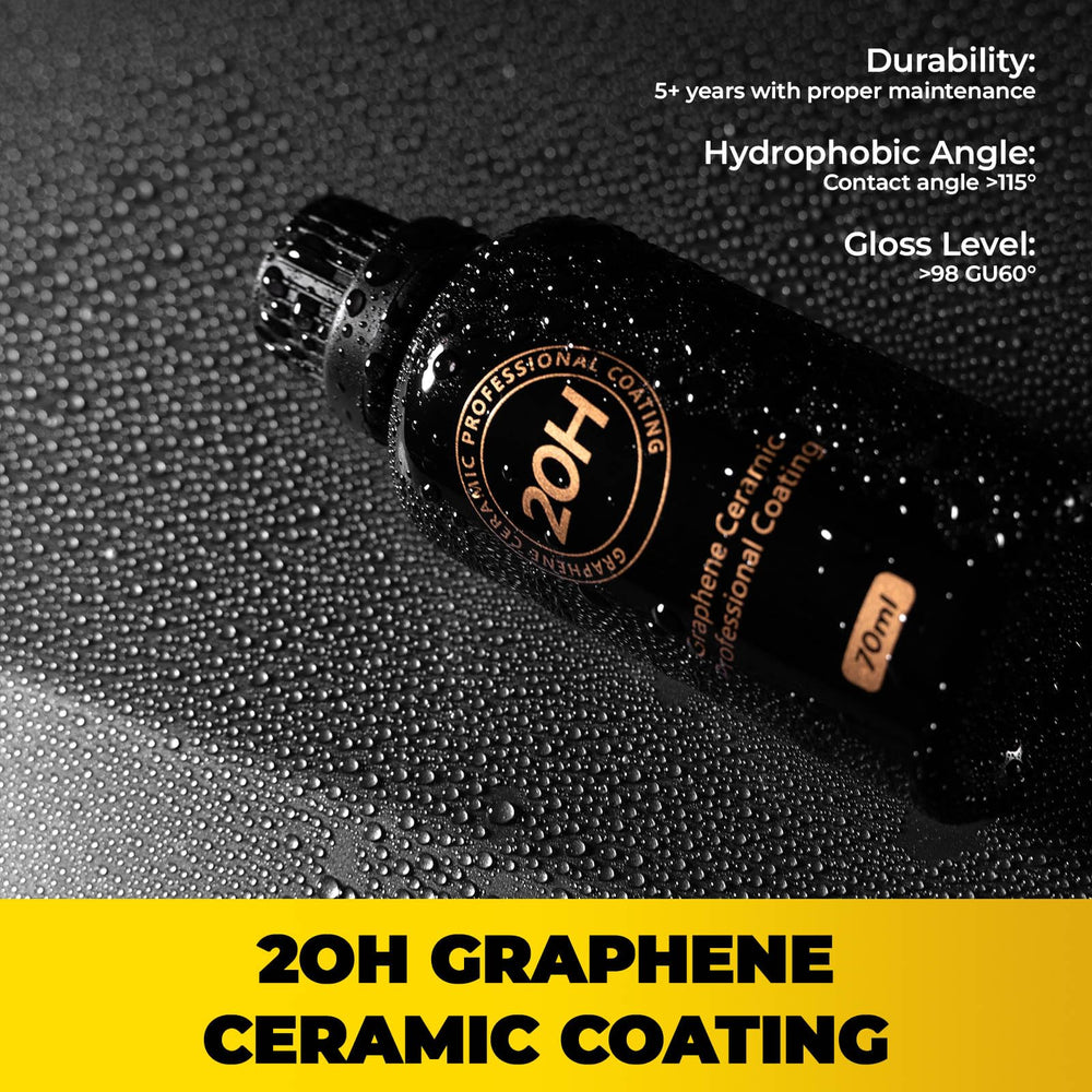 Hatinix label close-up highlighting graphene ceramic details and ingredient clarity benefit