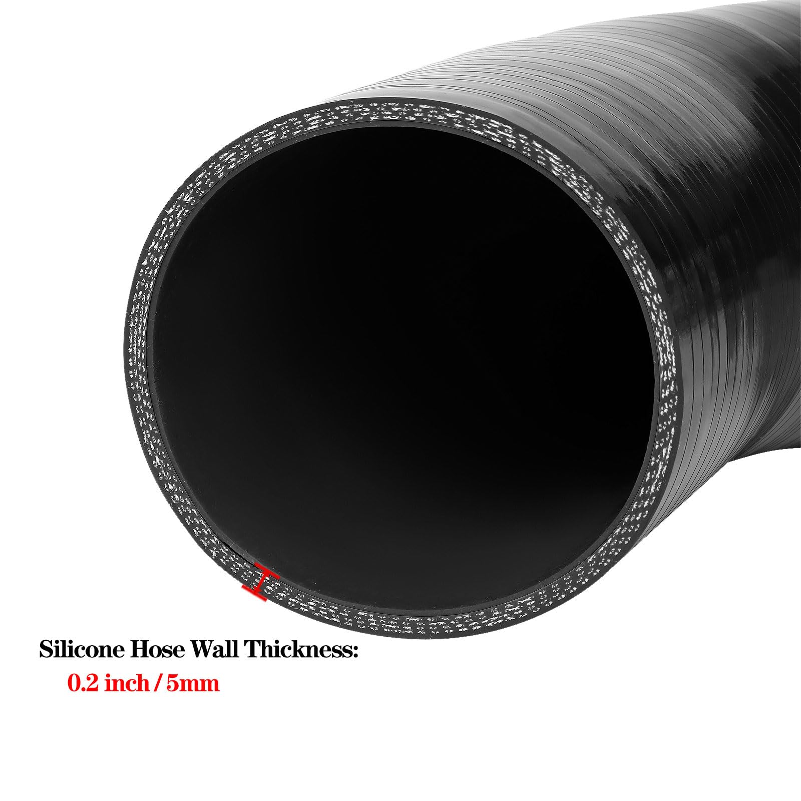 Haturmyko 90° bend radius detail highlighting smooth interior and consistent wall thickness benefit