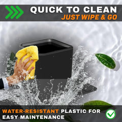 HAUSSIMPLE open top revealing 0.8-gallon capacity for everyday waste