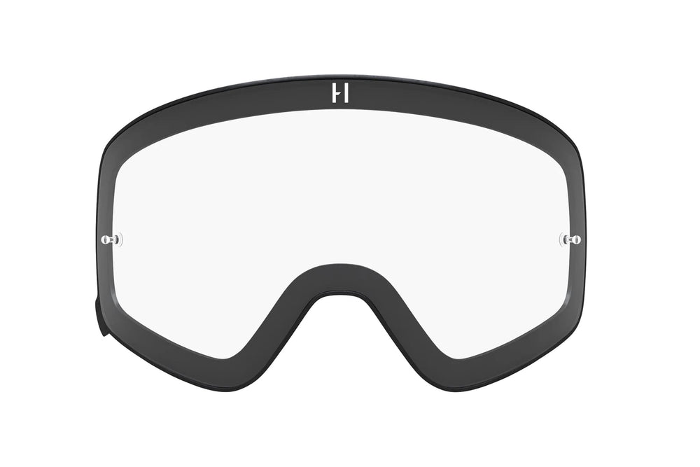 Havoc Racing clear lens front view showing wide field and neutral vision benefit