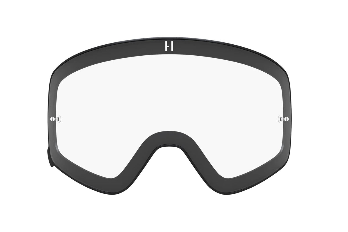 Havoc Racing clear lens front view showing wide field and neutral vision benefit