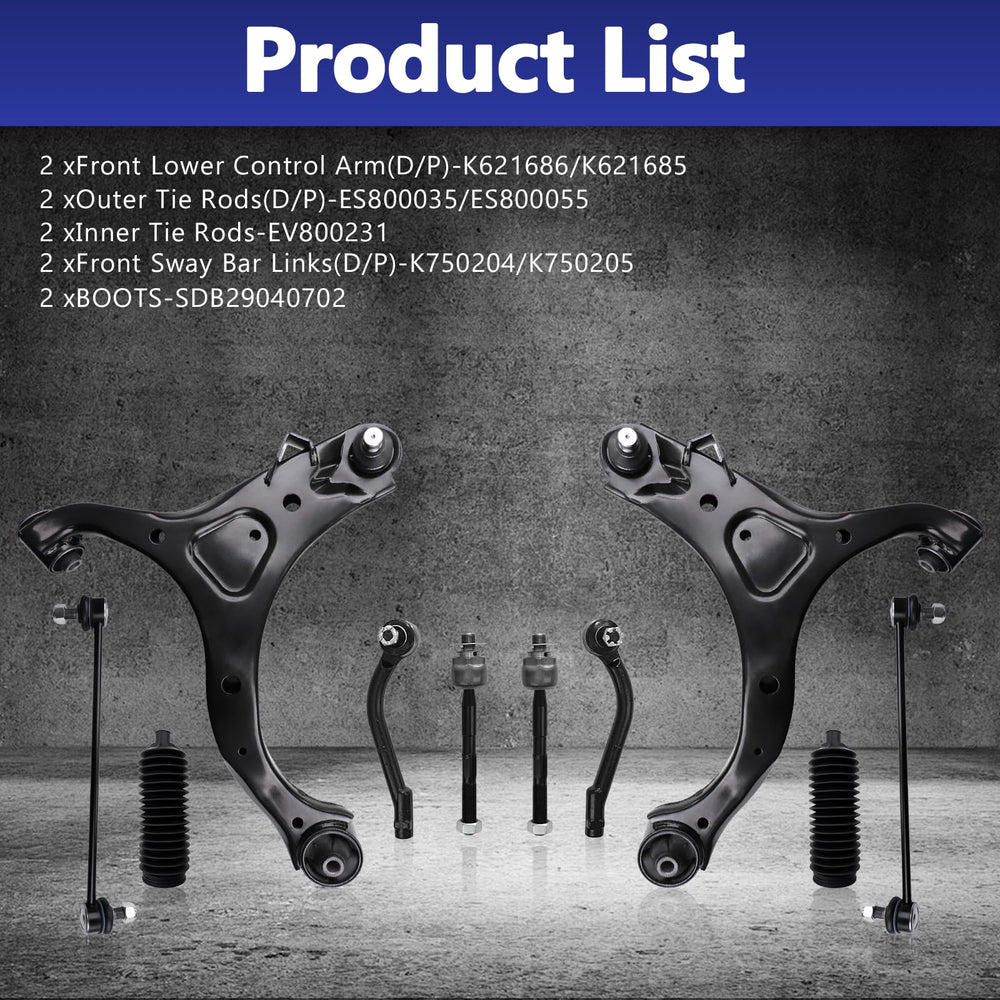 HAWK BROTHER control arm size comparison for correct replacement and fitment