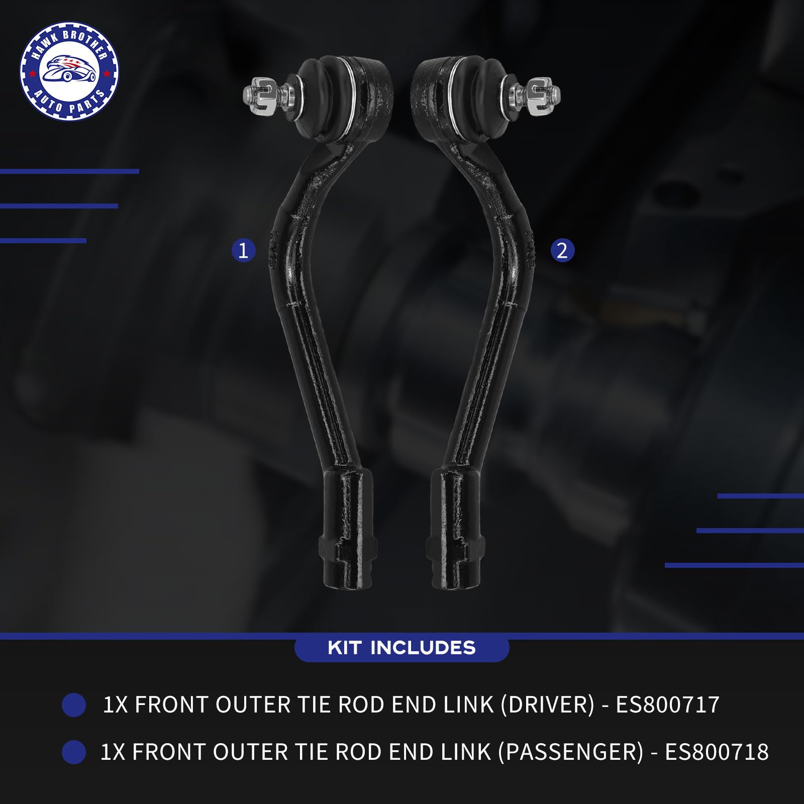 HAWK BROTHER threaded end detail highlighting secure fastening