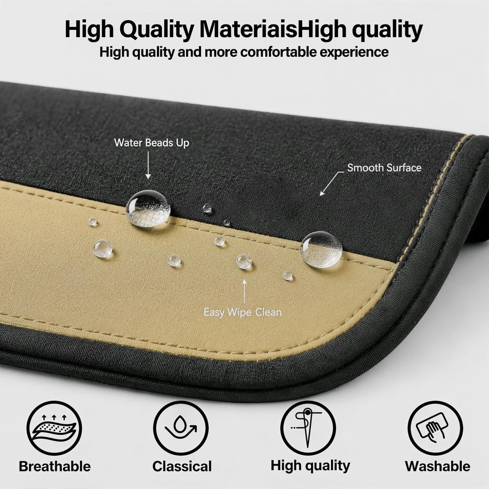HChengkikz headrest stitching detail demonstrating quality construction