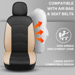 HChengkikz seat cover showing side airbag area keeping safety intact