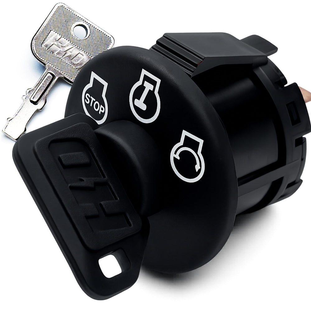 HD Switch front view showing ignition switch and fit benefit