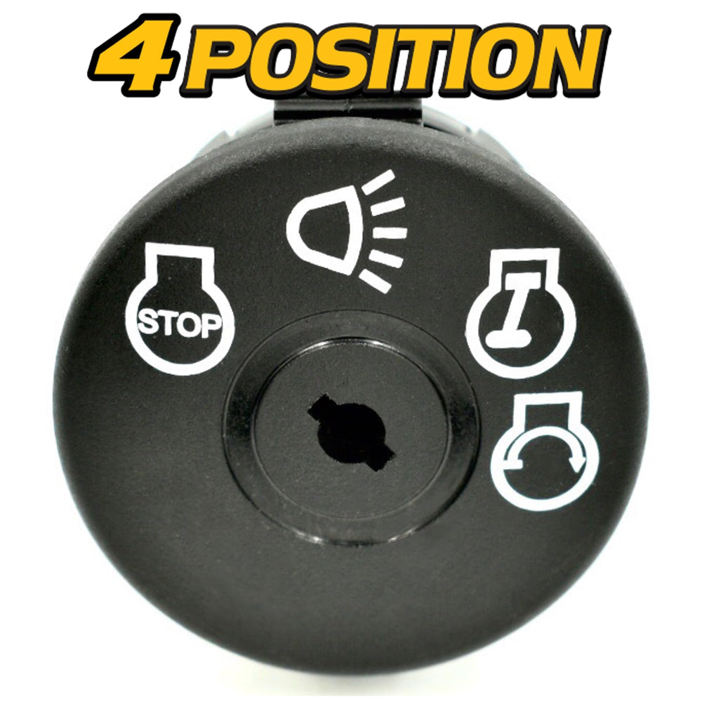 HD Switch ignition with ruler showing scale for correct sizing and fitment