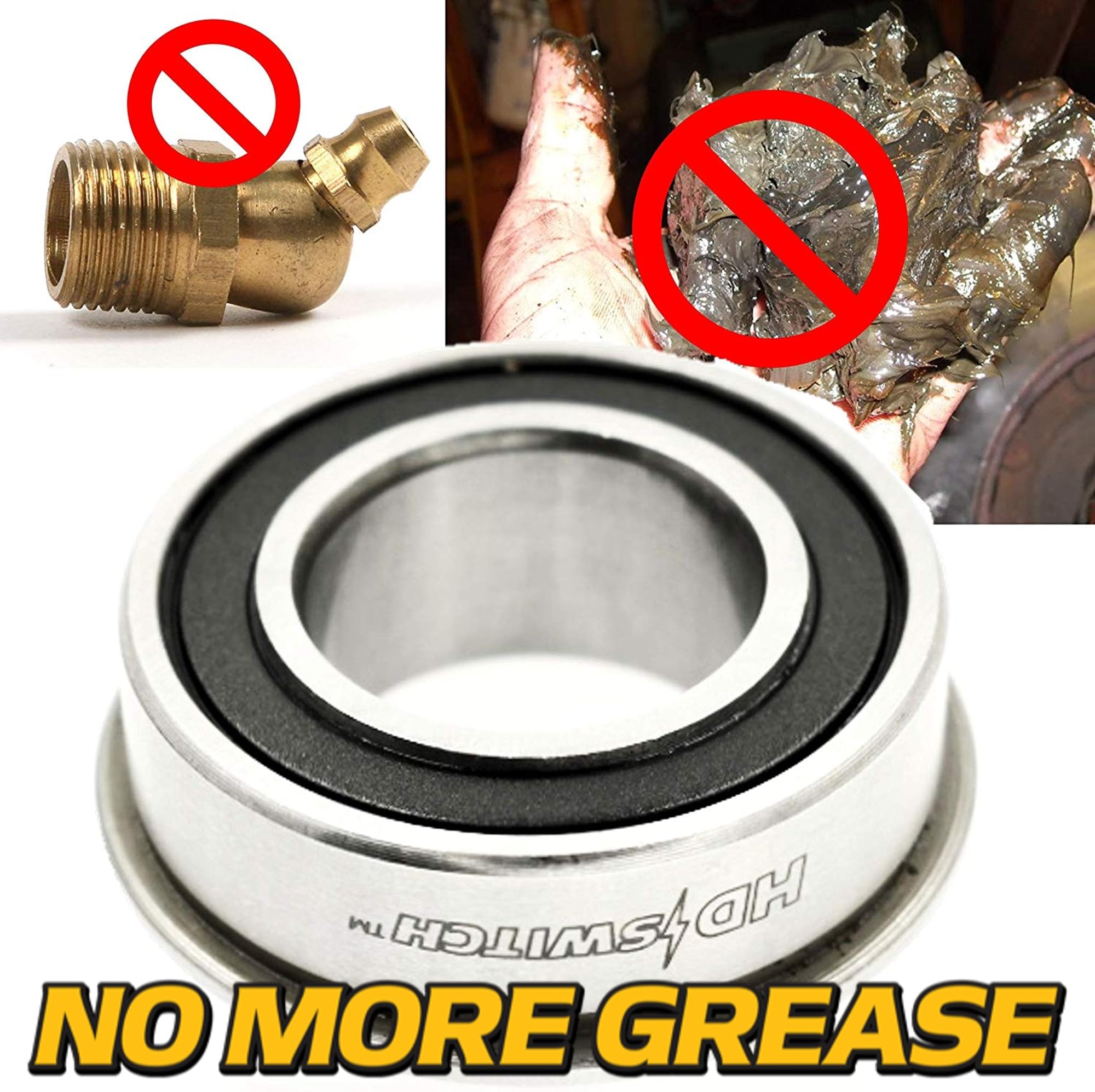 HD Switch heat-treated bolt and washer for secure clamping