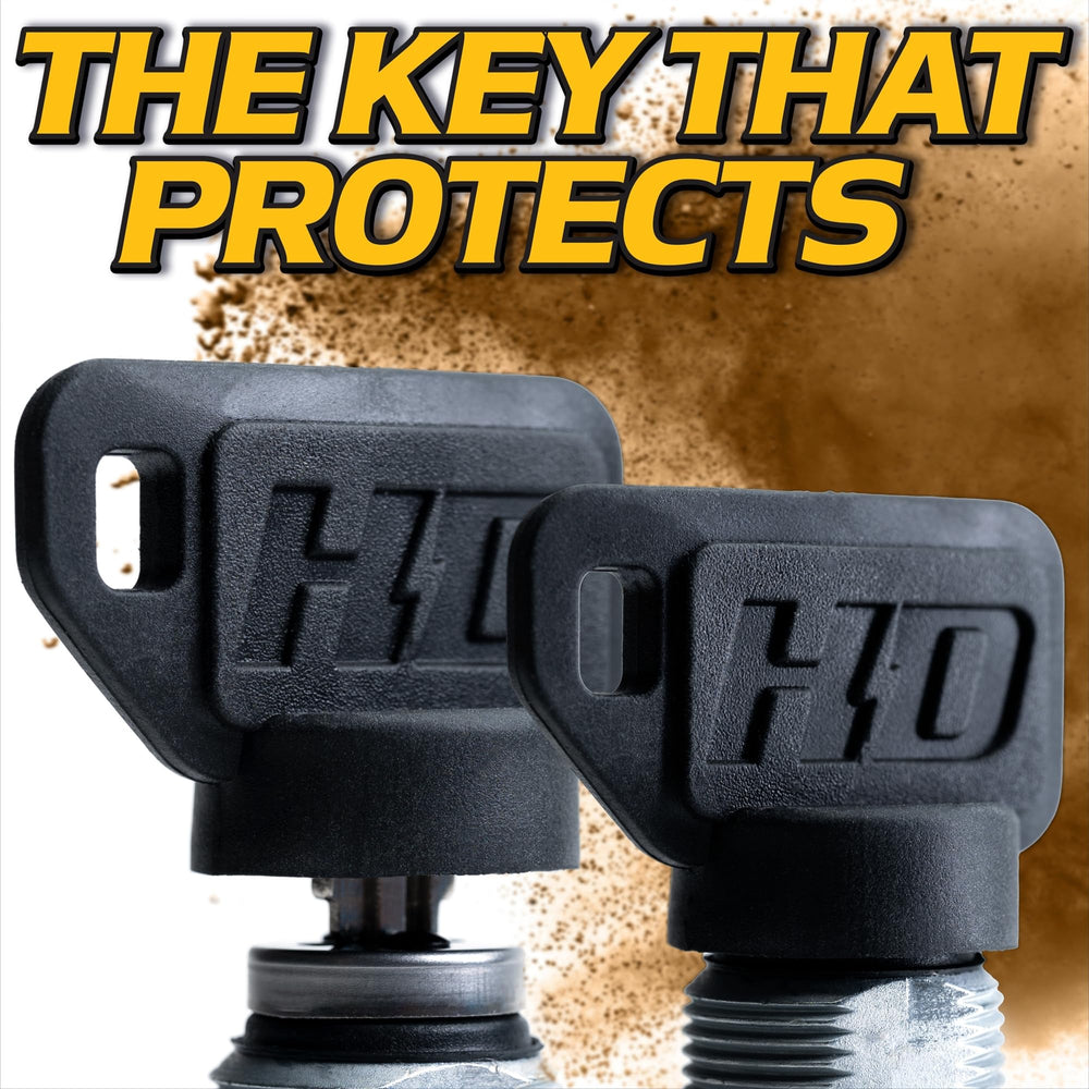 HD Switch keys with carabiner on belt loop illustrating convenient carry and quick access